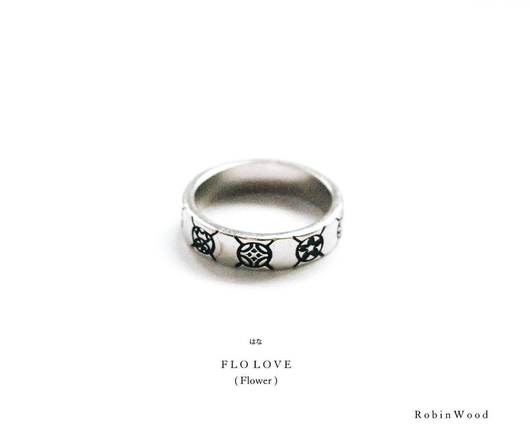 Limited Signature Men Collection's " FLO LOVE " ( Flower ) Ring, Robinwood Masterpieces
