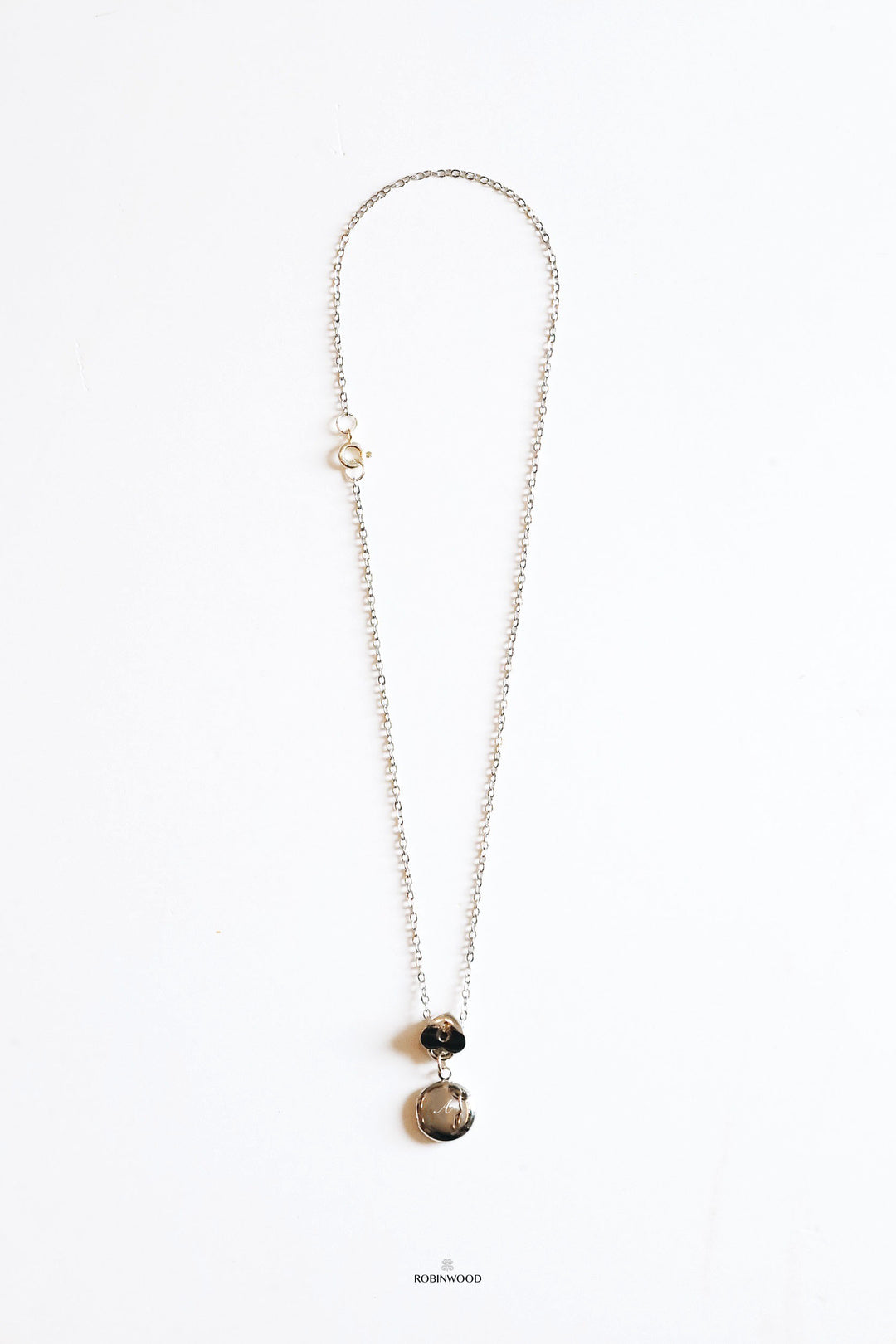 " Engraved Memorable Locket " 2025 Collection, 92.5 K Sterling Silver Solider Chain, Robinwood