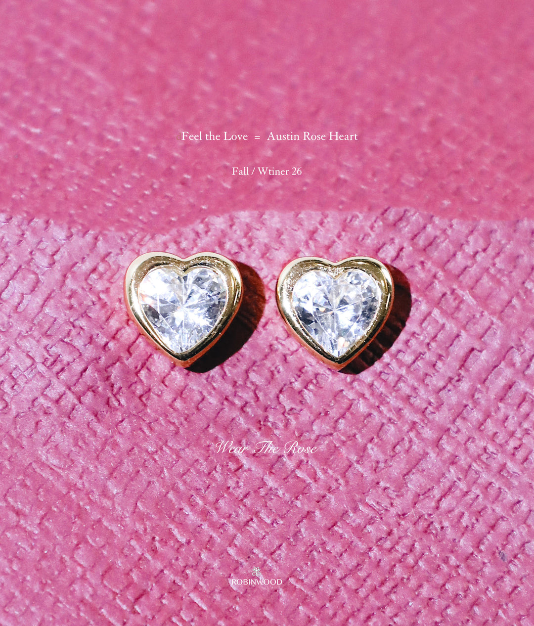 Valentine Limited Set " Austin Rose Set (  Ring + Earrings )