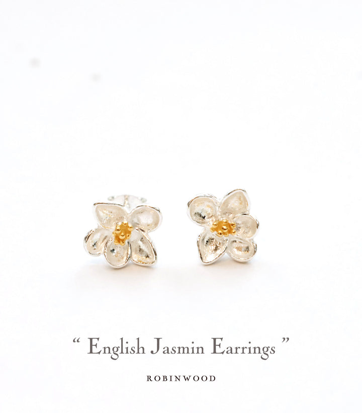 Mother Day " English Jasmin Earrings, Robinwood Masterpieces