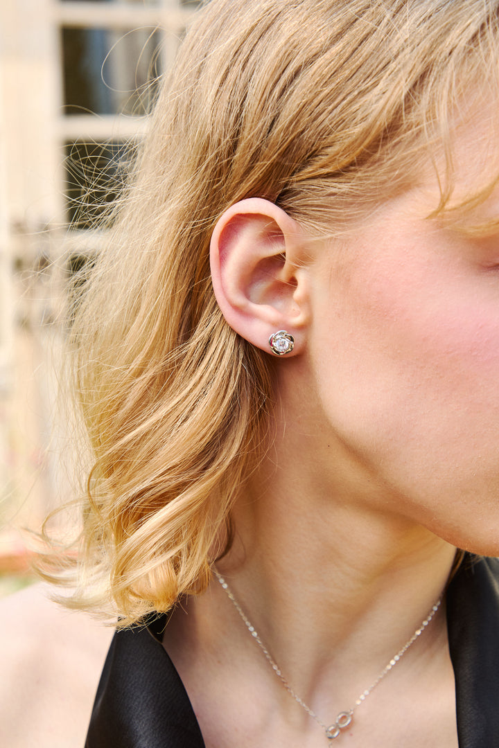 Limited Valentine Collection's English Austin Rose Earrings