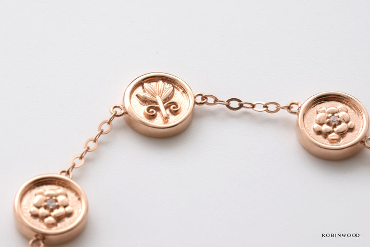 Fine Jewelry Collection's " Vintage Love Camelia Bracelet " TailorMade