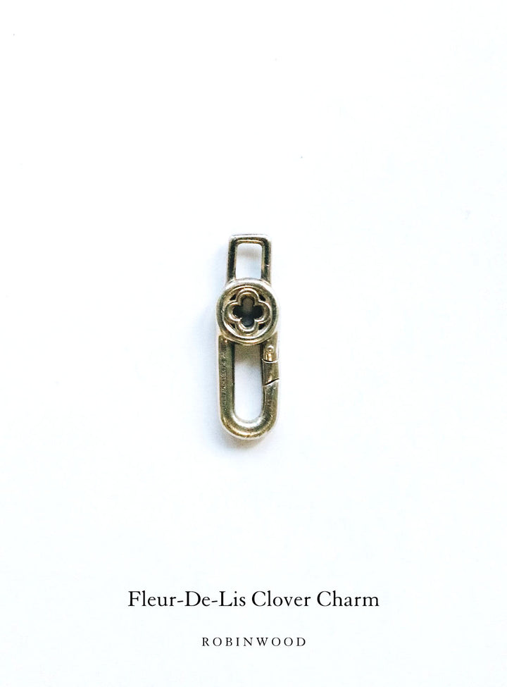 Limited Collection's " Fluer-De-Lis Clover Charm " Open-Close Design, Robinwood Masterpiece