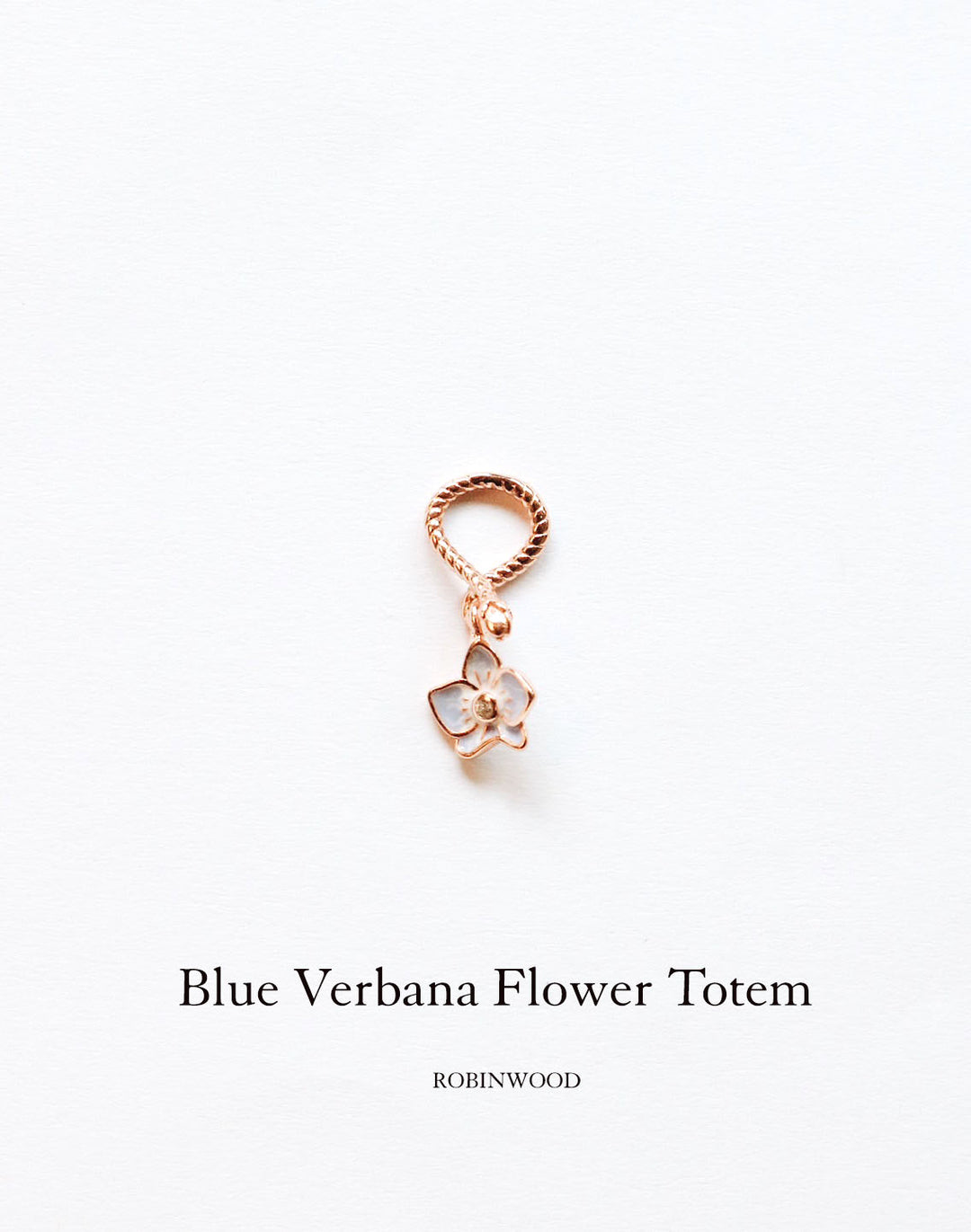 Flower Totem " Blue Verbana Totem ", Robinwood Charm