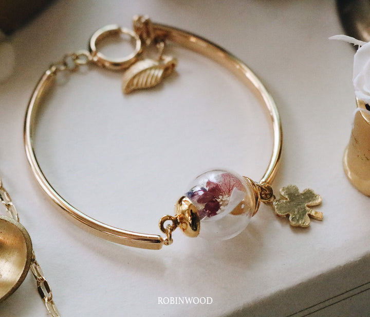 May Collection's " Spring Kimono Flower Design ", Gold Cuff Bracelet, Robinwood, Yut Sila, Masterpieces, Worldwide Shipping