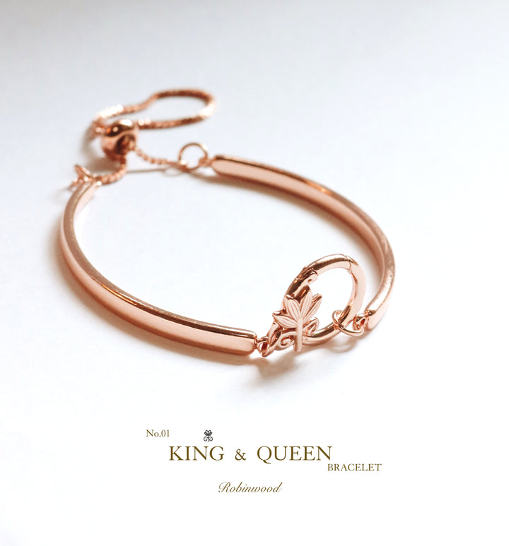 " Limited Collection's "  King & Queen Rose Gold Bracelet, 2023 Award Design, By Robinwood