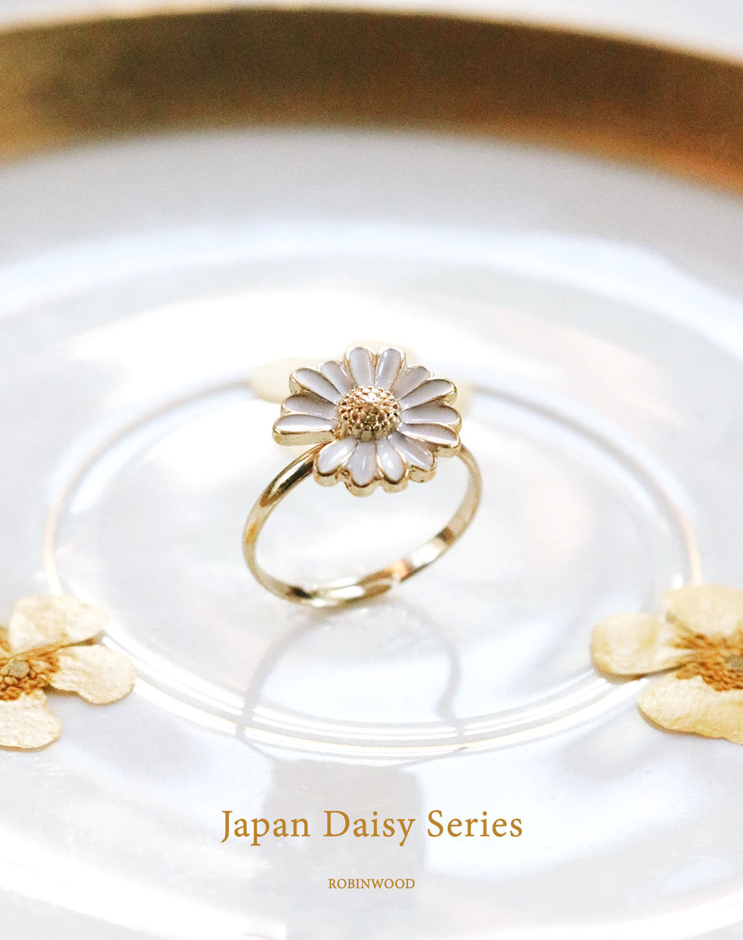 " Limited Collection's " & " Japan Daisy Ring ", Japanese Series,Adjustable Size, Robinwood, Promotion Series